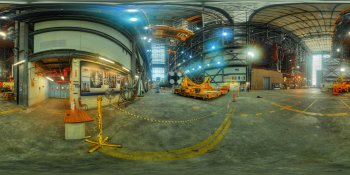 Ground Test Article 'Pathfinder' at Kennedy Space Center panorama