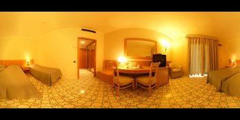 Hotel room in Sorrento, Italy panorama