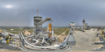 Final Space Shuttle Mission panorama
