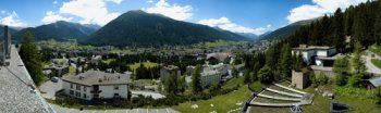 View from Waldhotel Davos panorama