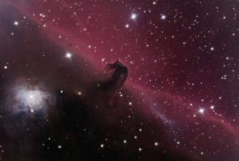 The Horsehead Nebula in One-Shot-Color panorama