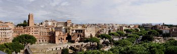 Rome, near the Colloseo panorama