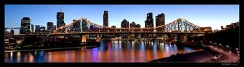 Story Bridge, Brisbane, Australia panorama