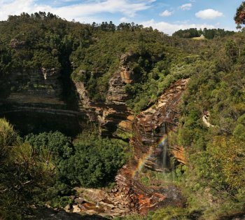 Wentworth Falls, Australia panorama