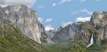 Yosemite Valley, USA panorama