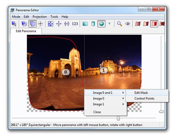 ptgui panorama stitching software